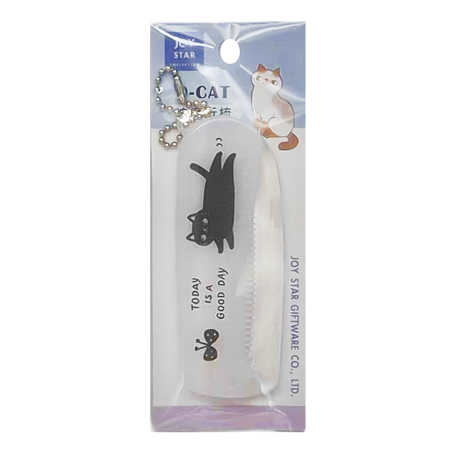JOY STAR 九達 O Cat 按摩折梳 JME-87A 170 x 34 x 6mm 折疊 90 x 34 x 6mm 4支, 白色, 1組