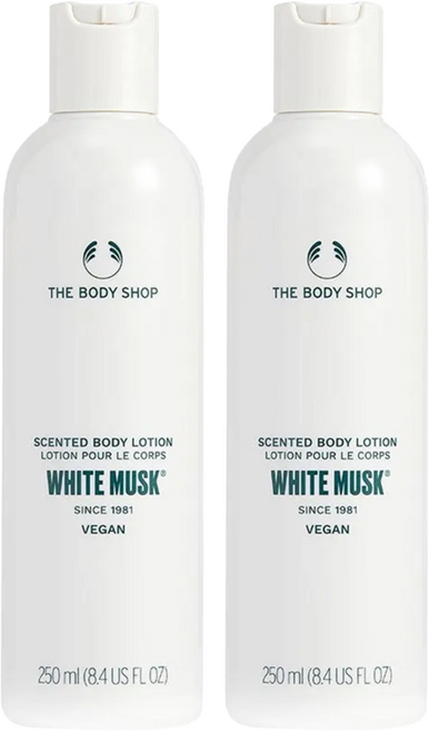 THE BODY SHOP 美體小舖 身體乳 白麝香, 250ml, 2瓶