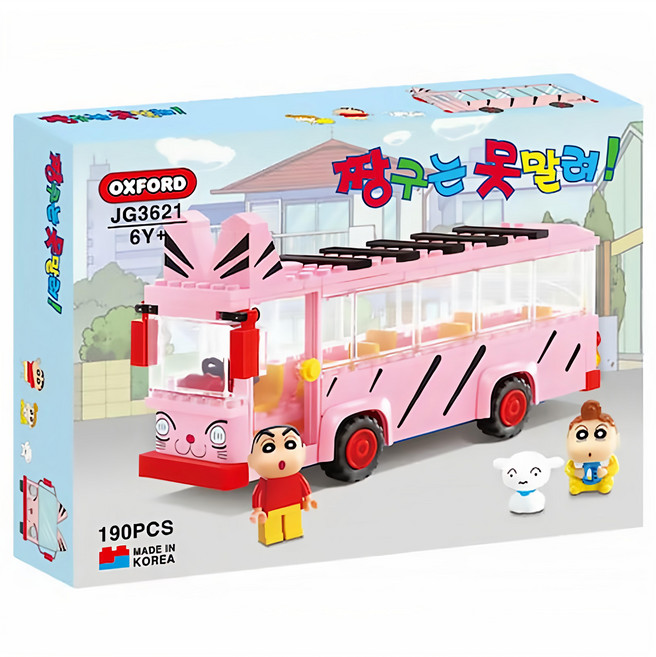 OXFORD TOY 蠟筆小新 幼稚園校車, 蠟筆小新 多色, 1組