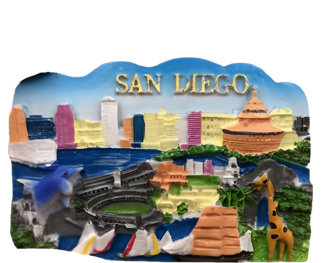 世界旅行 收藏用冰箱磁鐵, 聖地牙哥