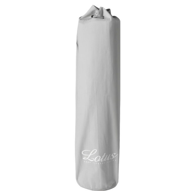 Lotus COZY FITNESS SERIES 可調式束口瑜珈墊收納背袋 小於185 x 68cm x 5mm瑜珈墊適用, 銀雪灰, 1個
