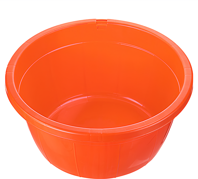 KEYWAY 聯府 生活King 高圓萬用盆 62.5 x 62.5 x 30.7cm 60L, 1個, 橘色