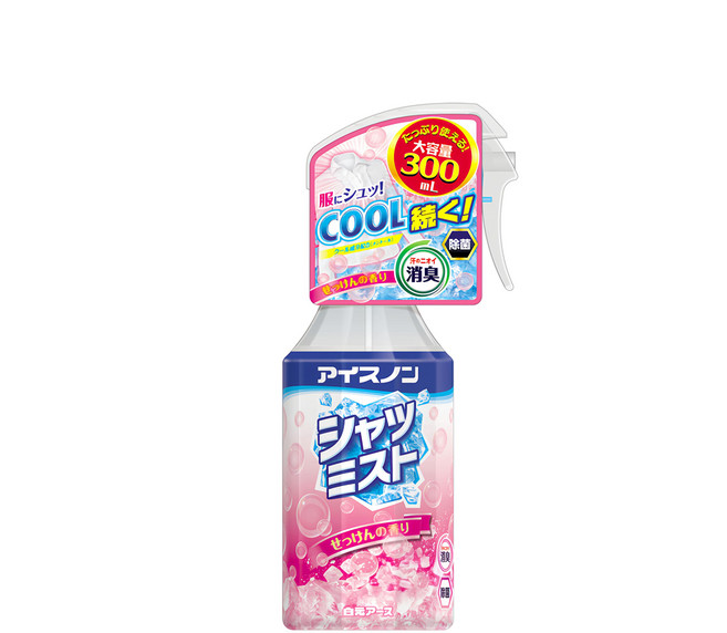 Hakugen Earth 白元 衣物涼感噴霧, 皂香, 300ml, 1瓶