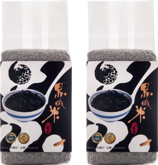origin 源天然 黑纖米, 500g, 2包