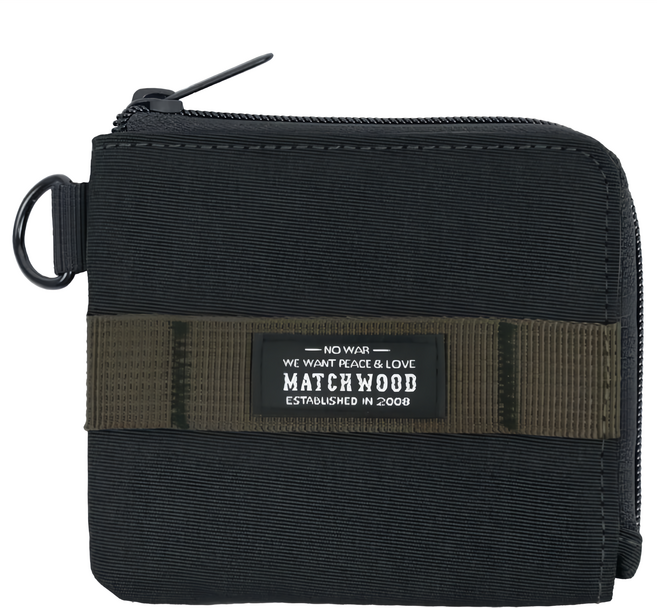 matchwood Zip 拉鍊短夾 MHWDWL004BKBR