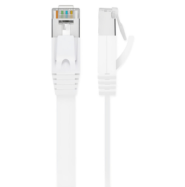 POLYWELL 寶利威爾 CAT6A高速乙太網路線 S/GTP 10Gpbs PW15-W58-G150, 白色, 1條, 15m