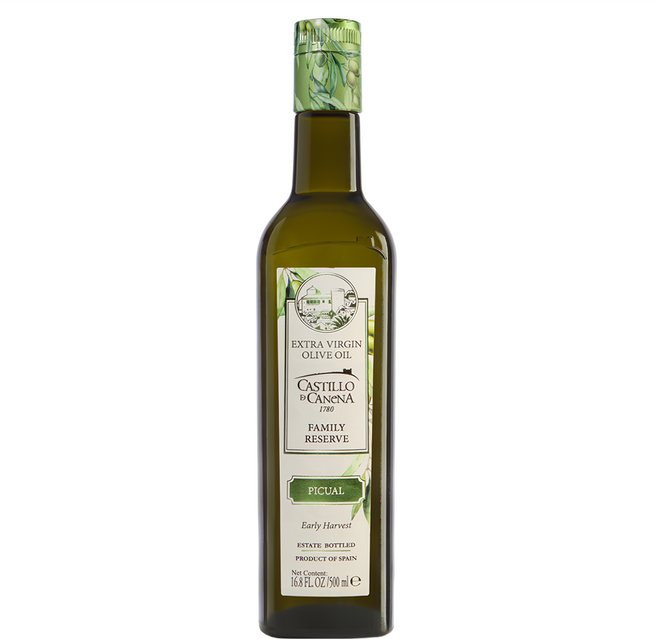CASTILLO DE CANeNA 皮夸爾特級初榨橄欖油, 500ml, 1瓶