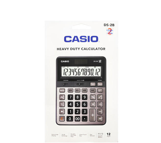 CASIO 卡西歐 計算機, 黑色, 1個