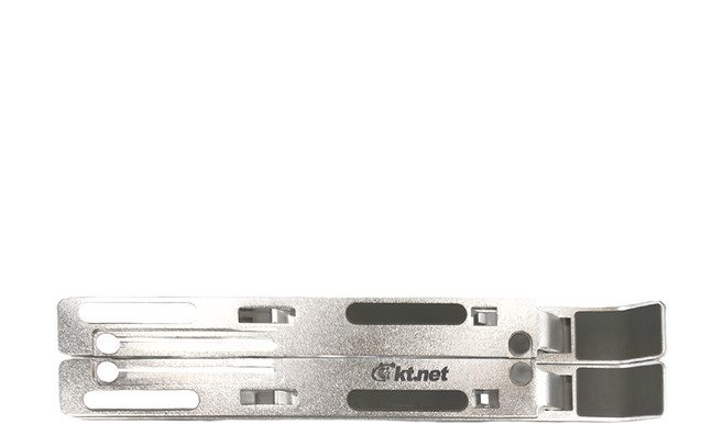KTnet 廣鐸 變形金剛3用隨身鋁製支架 手機/平板/筆電適用 展開尺寸237 x 165mm 收納尺寸 237 x 44mm, ST58, 1組