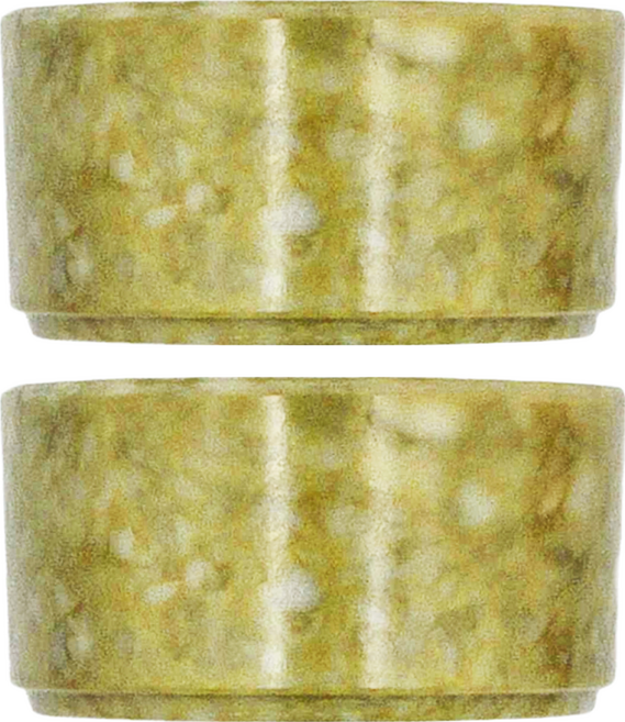 HIGHTIDE 日本 大理石紋 圓盤 2個 黃色 M M(70 x 35mm) DB072-MU