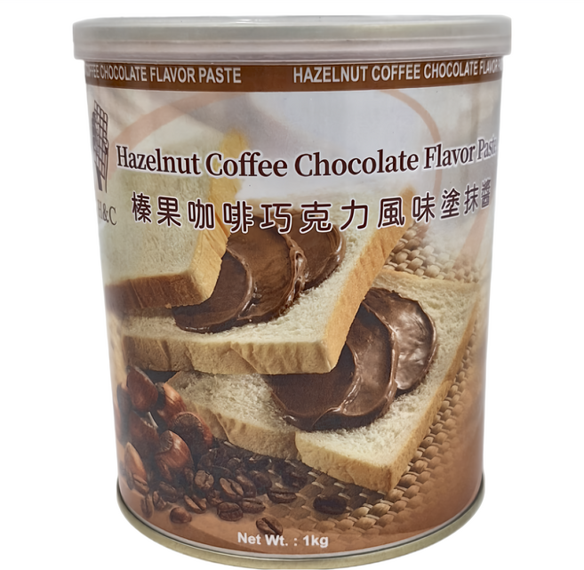 H&C 正慧食品 榛果咖啡巧克力風味塗抹醬, 1kg, 1罐