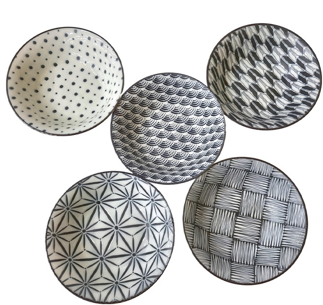 AWASAKA 粟坂 KOMON 和風配菜小碗 16.5 x 5cm 1.5kg, KOMON 和風, 5個