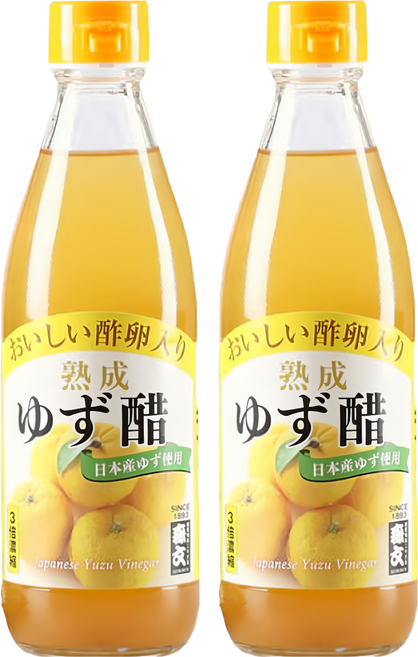 MORIBUN 森文釀造 柚子風味果醋飲料 3倍濃縮, 360ml, 2瓶
