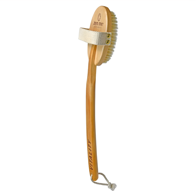 fA brushes 深層白豚鬃筋膜放鬆按摩刷 可拆式, Wooden, 1支