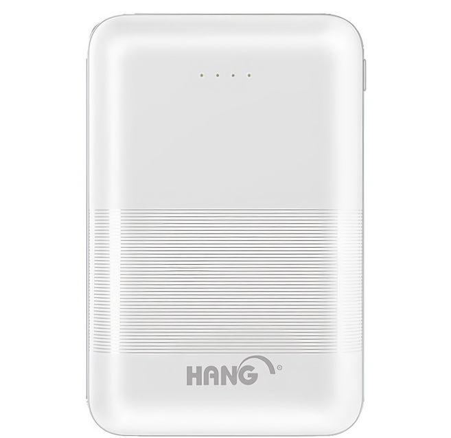 HANG 口袋行動電源 5000mAh 雙USB, X24A, 白色