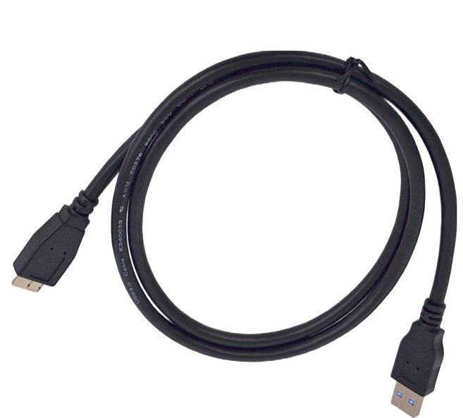 Cable 凱堡 專業級USB 3.0超高速傳輸線 A公-Micro10P公, 100cm, 1條