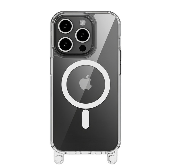 VAP. 磁吸 手機保護殼 iPhone 15 Pro 附掛繩孔 透明色