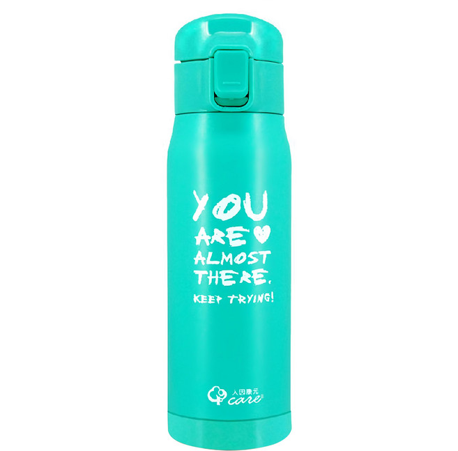 Ergocare 人因康元 新負離子超輕量304保溫水壺 SS5002G, 湖水綠, 500ml, 1個