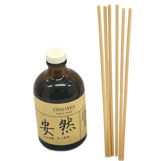 DISIAYES 治癒系列 精油擴香瓶 + 擴香木棒, 安寧 安然, 100ml, 1組