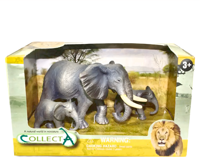 COLLECTA 野生動物系列, 大象家族組, 1組