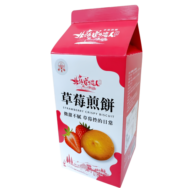 掬水軒 北海道戀人 草莓煎餅, 216g, 1盒