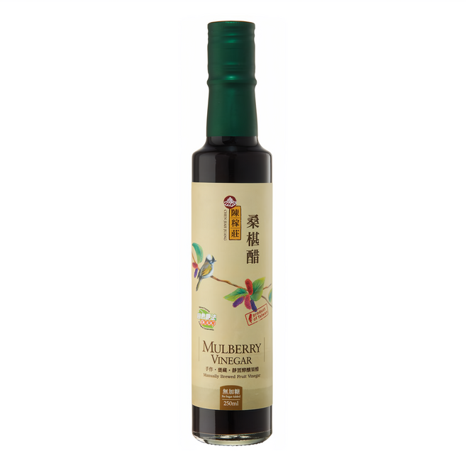 陳稼莊 桑椹醋 無加糖, 250ml, 1瓶
