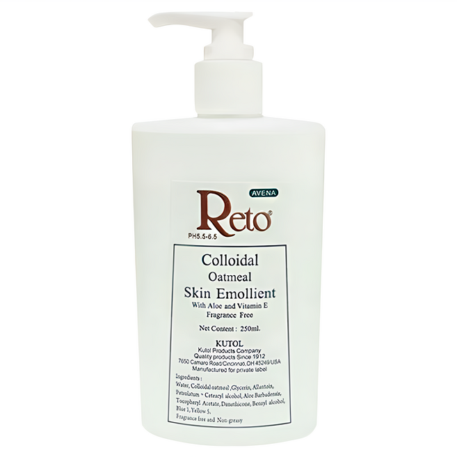 Reto 燕麥膠體皮膚滋潤劑 清爽型, 1瓶, 250ml