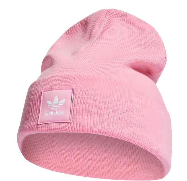 adidas 愛迪達 AC CUFF KNIT 毛帽, 粉色