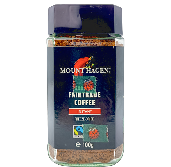 MOUNT HAGEN 德國認証即溶高山咖啡, 100g, 1罐, 1罐