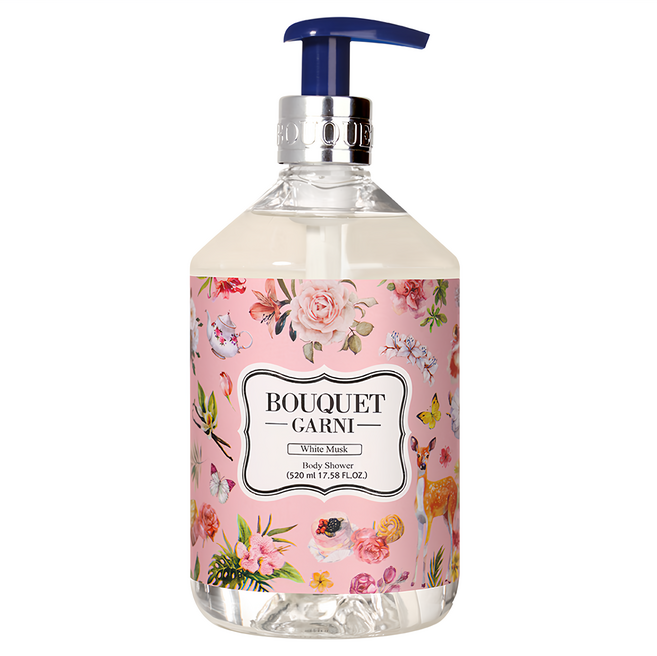 BOUQUET GARNI 香氛沐浴乳 白麝香, 520ml, 1瓶