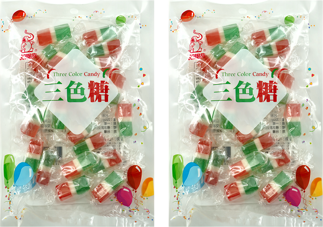 品味食族 三色糖, 220g, 2袋