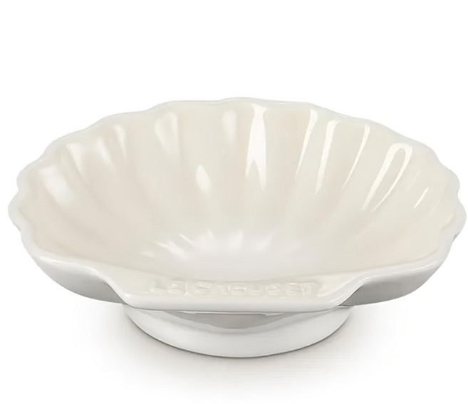 LE CREUSET 貝殼盤 小 210g 100ml, 蛋白霜, 1個