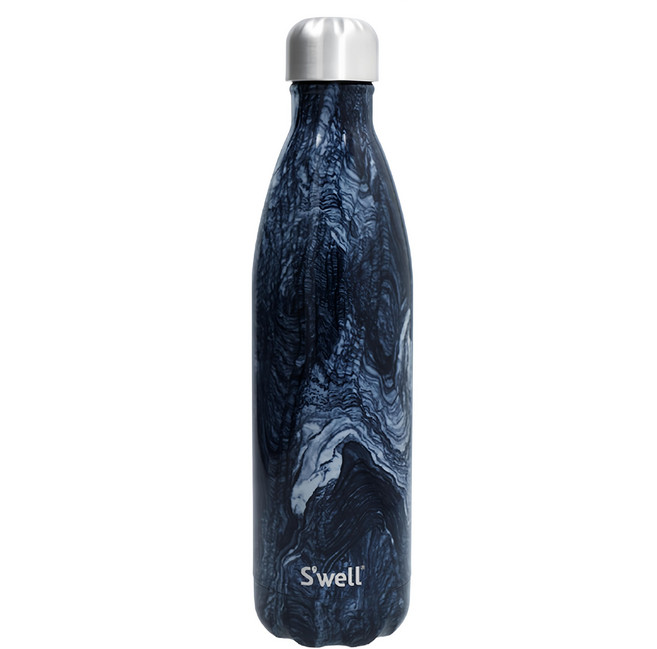 S'well Original 流線不鏽鋼保溫瓶, 浪濤石紋, 750ml, 1個