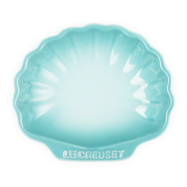 LE CREUSET 貝殼盤 小 210g 100ml, 悠然綠, 1個