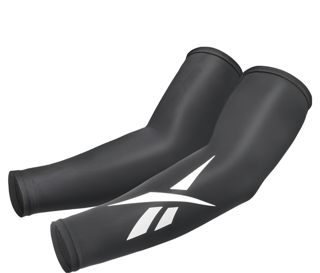 Reebok 銳步 Compression Arm Sleeves 壓力袖套, Black, 1雙