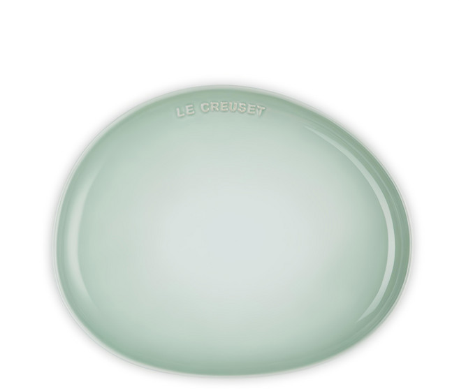 LE CREUSET 繁花系列 花瓣造型盤, 1個, 湖水綠