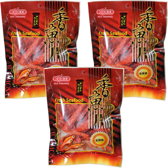 惠香 香魚片, 80g, 3包