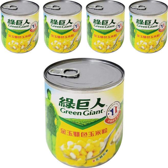 Green Giant 綠巨人 金玉雙色玉米粒, 340g, 5罐