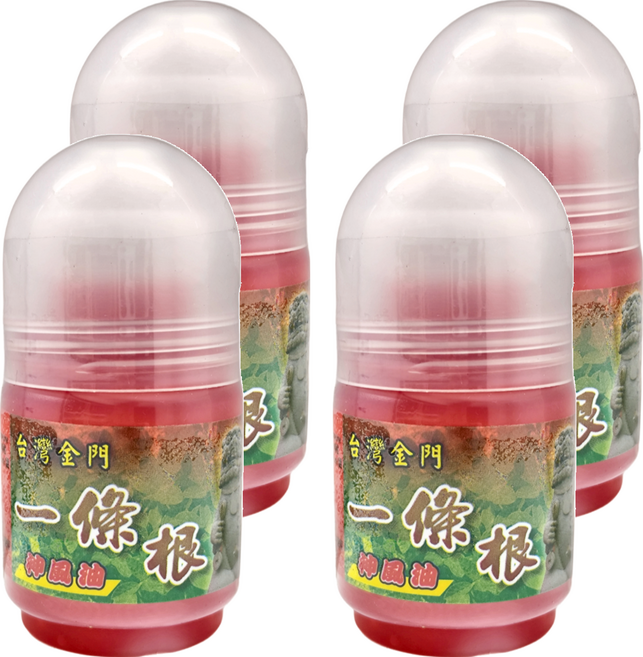 安欣二姑 一條根 神風油 35g, 4瓶, 1入