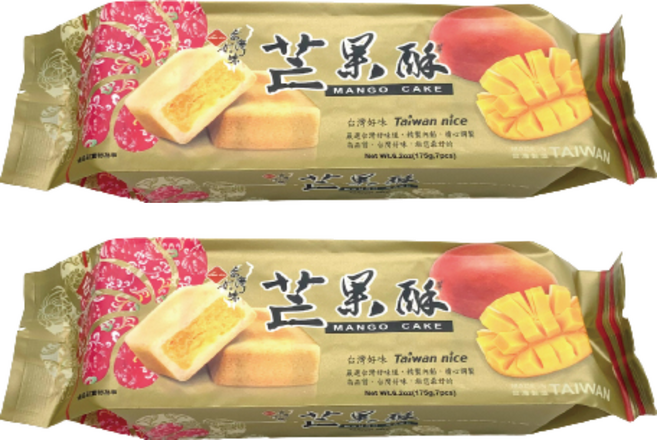 長松食品 芒果酥, 170g, 2包