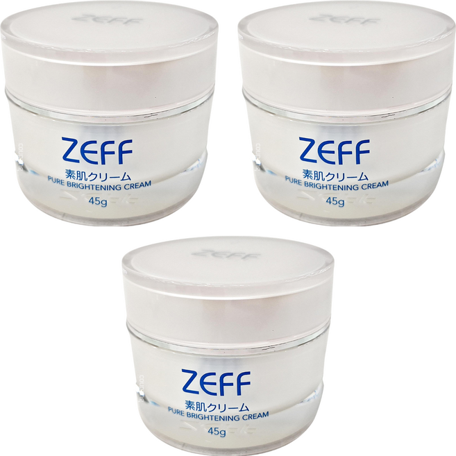 日本 ZEFF 素顏霜, 白色, 3罐