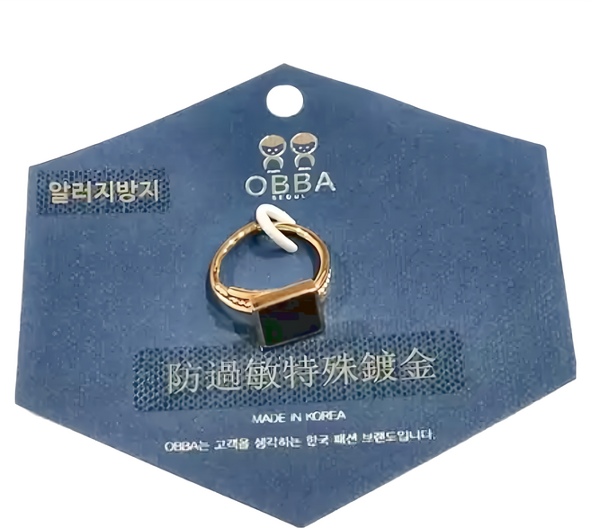 正韓SY OBBA戒指 防過敏特殊鍍金
