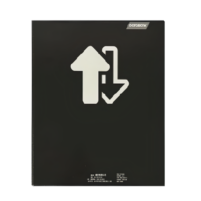 DaTaBanK 三田文具 VC可換封面4孔資料夾 TS04-1311 A4(32 x 28 x 4.5cm), 黑色, 1本