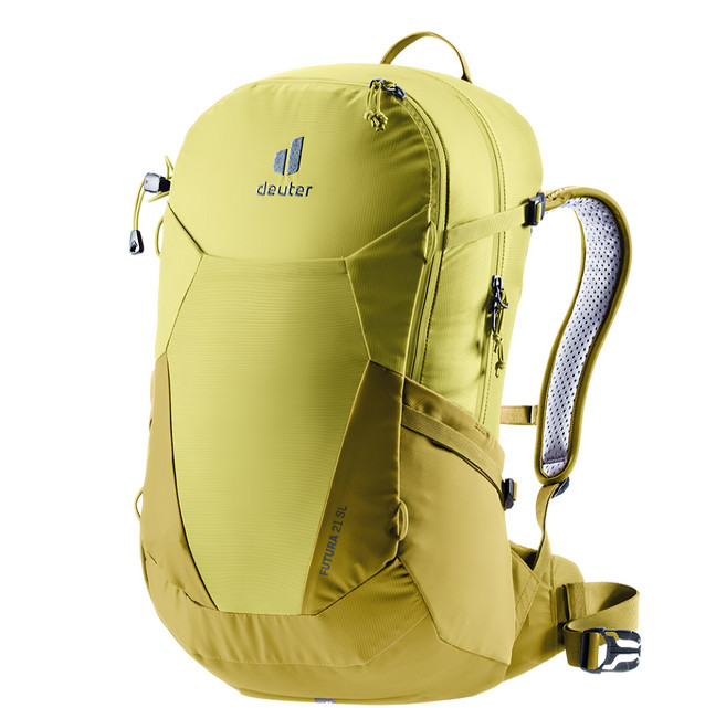 deuter FUTURA透氣網架背包 3400021 21SL, 黃綠色