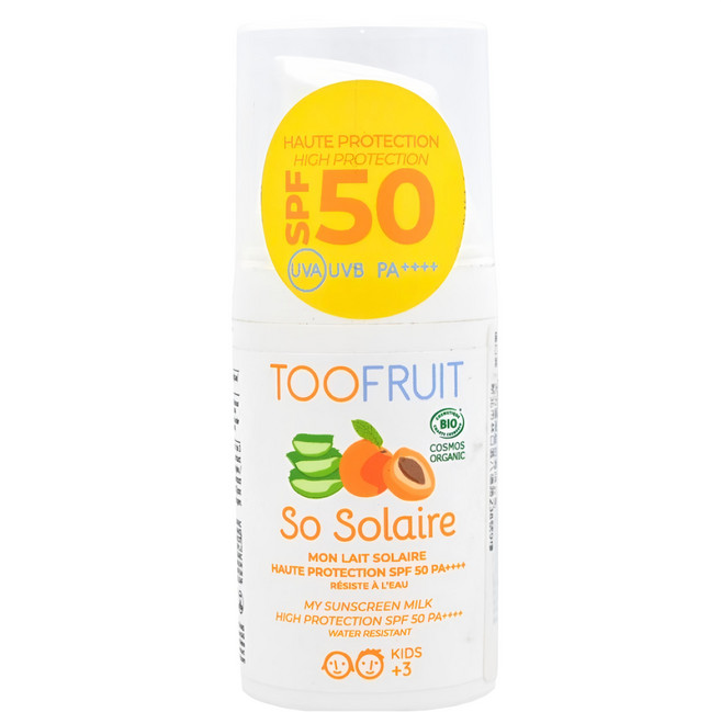 TOOFRUIT 果漾兒童物理性防曬乳液 SPF50 PA++++, 30ml, 1瓶