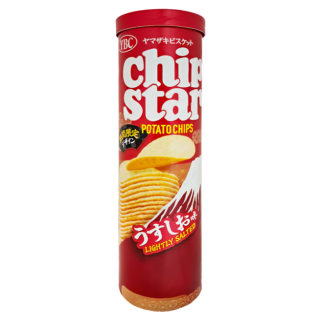 YBC chip star 洋芋片 鹽味, 105g, 1罐