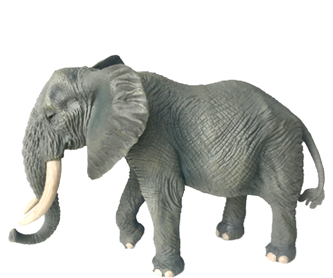 COLLECTA 野生動物系列 非洲草原象, 非洲草原象 灰色, 1個