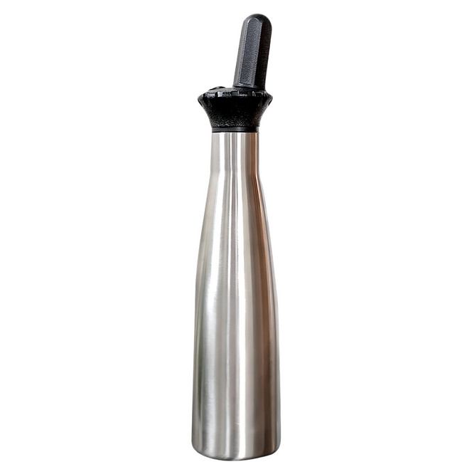mastrad 氣泡王隨身氣泡水瓶 750ml 銀色, 1個