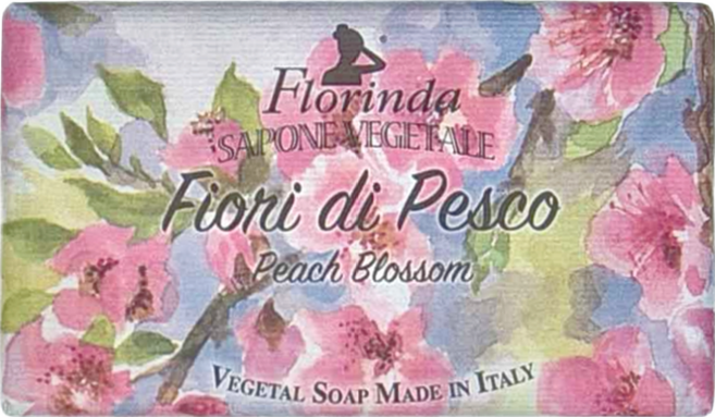 Florinda 綻放桃花香氛植皂, 1個, 200g