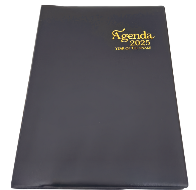 SEASON Paper&Gift 四季紙品禮品 2025年 日誌, 黑色, 1個